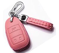 VIdisp Carcasa de Cuero para Llave, Apta para Alfa Romeo Stelvio Giulia Giulietta