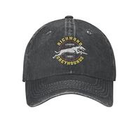 VIDOJI Gorra de béisbol Classic Casual Richmond Greyhounds Lasso Baseball Caps Men Distressed Denim Snapback Cap Outdoor Summer Gift Sombreros