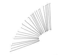 Vidonergy 275 mm para radios de bicicleta, juego de 24 radios y pezones de acero para 26/27.5/29er Mountain Road E-para reparación de ruedas de bicicleta, compatible con bicicletas de neumáticos