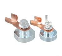 Vidonergy Abrazadera de tierra de soldadura | Clip magnético de conexión a tierra para máquina de soldar | Construcción de hierro | 6 x 4 x 4 cm | Compatible con superficies metálicas, postes, rieles