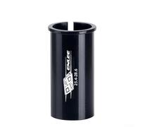 Vidonergy Adaptador reductor de tija de sillín de aleación de aluminio, compatible con tamaños de marco de 22,2 a 34,9 mm, longitud de 60 mm, negro (25,4-28,6)