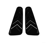Vidonergy Adhesivo para persianas traseras de coche para Ford Mustang MK5 2005-2014, piano ABS negro textura de fibra de carbono kit de moldura exterior (negro)