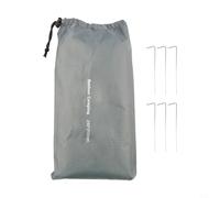 Vidonergy Alfombra hexagonal de lona para picnic al aire libre, impermeable y resistente al desgarro, tela Oxford 210D con revestimiento de poliuretano de 2000 mm, refugio portátil para camping, playa