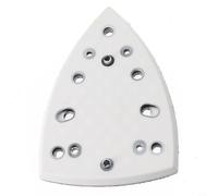 Vidonergy Almohadilla de lijado triangular para DTS 400 REQ - 148 x 98 mm espuma de poliuretano y almohadilla de respaldo de nailon con diseño de extracción de polvo de 7 agujeros, paquete de 2 (SKU)