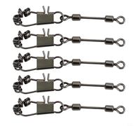 Vidonergy Anillos tippet de acero inoxidable de 2 mm, sin costuras, para pesca con mosca, accesorios líderes con acabado antioxidante y antirreflejos, para prolongar la vida del líder, 10/20/50/100