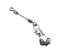 Vidonergy Anillos tippet de acero inoxidable de 2 mm, sin costuras, para pesca con mosca, accesorios líderes con acabado antioxidante y antirreflejos, para prolongar la vida del líder, 10/20/50/100