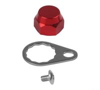 Vidonergy Baitcasting - Tapa de bloqueo de tuerca de tornillo de mango de carrete de repuesto para Daiwa y carretes, kit de accesorios de manivela de aleación de aluminio para mano izquierda y derecha