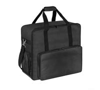 Vidonergy Bolsa de transporte de tela Oxford portátil con aislamiento acolchado y bolsillos laterales de malla, se adapta a NJ para máquina de granizado FS301, negro/gris (negro)