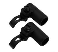 Vidonergy Candado de montañismo para bastón de senderismo, bloqueo externo de aleación de aluminio, cierre rápido para bastones de senderismo, caminar, 3 tamaños (14/16/18 mm), paquete de 2 (para tubo