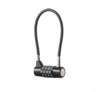 Vidonergy Cerradura de contraseña con cable de acero de 5 mm, candado de combinación de aleación de zinc para puerta de armario de refrigerador, caja de herramientas de jardín, para taquilla de garaje