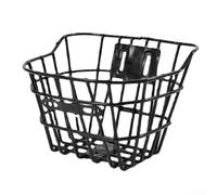 Vidonergy Cesta delantera pequeña para bicicleta, alambre de hierro grueso con revestimiento suave, almacenamiento de capacidad media para bicicletas infantiles, para una fácil instalación en 2 pasos