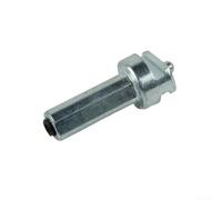 Vidonergy Conector de limpieza de tuberías de resorte de taladro eléctrico para dragado de alcantarillado y drenaje, adaptador de herramienta de dragado de acero al carbono galvanizado de 16 mm, 1