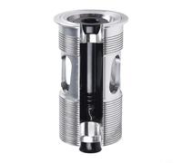 Vidonergy Cubierta superior de aleación de aluminio para auriculares y horquilla, para horquilla delantera de 28,6 mm (negro)