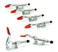 Vidonergy GH-301AM - Juego de abrazaderas de palanca verticales - Abrazadera de émbolo ligera de 4 piezas con recorrido de 5/8 pulgadas, capacidad de sujeción de 45 kg, construcción de hierro