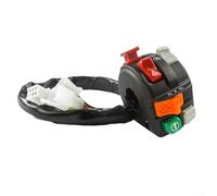 Vidonergy Interruptor de manillar de motocicleta, interruptor multiusos negro ABS con ajuste de alta universalidad para la mayoría de motocicletas