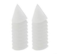 Vidonergy Juego de 20 filtros G4 para válvulas de disco de aire de escape redondas DN125 compatibles con Zehnder para Helios para Maico Pluggit, 180 mm, color blanco