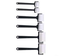 Vidonergy Juego de 6 pinceles de rodillo de pintura de espuma, herramientas de esponja blanca para niños, proyectos de arte y escuela, diseño ligero para el hogar, aula