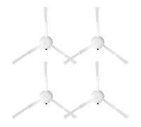 Vidonergy Juego de accesorios de cepillo lateral para aspiradora, para Xiaomi para aspiradoras robot Mijia B116 y X20 Plus, nailon, blanco puro (4 piezas)