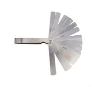 Vidonergy Juego de calibradores de 32 cuchillas de acero inoxidable para medición métrica e imperial de ancho, cónico 0,02-1,0 mm / 0,0008-0,040 pulgadas (SKU)