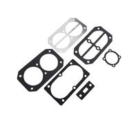 Vidonergy Juego de juntas de placa de válvula de compresor de aire, aluminio y papel para tipo 2070/2065, incluye 5 juntas de papel + 1 almohadilla de aluminio, repuesto para sellado de base de culata