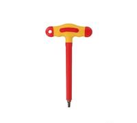Vidonergy Juego de llaves hexagonales aisladas con mango en T, 1000 V VDE, herramienta resistente al voltaje para -T40 para tornillos Torx, llave de mantenimiento de electricista, aislamiento TPE (T40