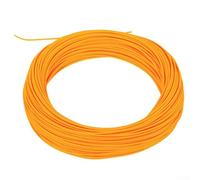Vidonergy Línea de pesca flotante Scientific Anglers, 7 wt WF, línea principal estándar de 30,5 m para pesca de truchas, construcción de nailon de PVC hueco (naranja)