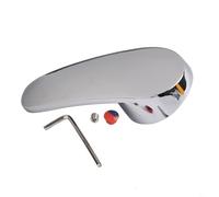 Vidonergy Manija de repuesto de aleación de zinc para grifo de bañera con señal de agua fría y caliente, compatible con núcleos de válvula de 40 mm/35 mm, válvula de interruptor de ducha plateada para