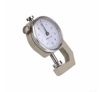 Vidonergy Medidor de grosor de cuero, herramienta de medición manual para alambre de metal de 0 a 10 mm con diseño compacto portátil y construcción de metal robusta (0-10 mm plano)