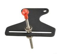 Vidonergy Mira de arco recurvo con diseño de aguja en T, mira ajustable para arco largo y arco recto, acero inoxidable, 6,2 x 7,8 cm (negro)