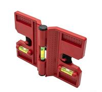 Vidonergy Nivel ajustable para poste de valla y tubería con correa, 3 viales para alineación vertical horizontal, compatible con postes de madera de hormigón metálico, incluye medidor de ángulo de