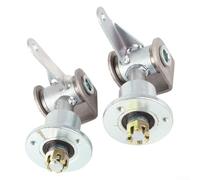 Vidonergy Nudillo de dirección de buje de rueda delantera de 3 pernos de 17 mm para neumáticos de 5 pulgadas, compatible con ATV, quad, bicicleta, Go Kart, UTV, Drift Trike