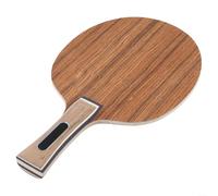 Vidonergy Pala de tenis de mesa de 5 capas, paleta de madera de ébano y dalbergia con mango largo, 6,2 mm de grosor, color negro y amarillo para placa inferior de raqueta de ping pong (Dalbergia)