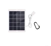 Vidonergy Panel de carga solar monocristalino USB de 5 W, 5 V, cargador portátil para jardín, luces de calle, juguetes solares, pantallas publicitarias y