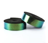 Vidonergy Par de cintas reflectantes para manillar de bicicleta, 3,3 mm de grosor, piel sintética con espuma EVA para mayor comodidad y absorción de impactos, 2150 mm de longitud, incluye extremo y