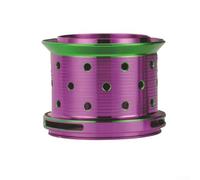 Vidonergy Para DAIWA LS8000-12000 y KCN3 8000-14000 Copa de alambre de repuesto para carretes de pesca giratorios, carrete de alimentación de metal, plata/morado, 105-110 g (LS8000)