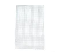 Vidonergy Parrilla rectangular para barbacoa, malla de 40 x 100 cm, rejilla de alambre de acero galvanizado resistente para acampar al aire libre, picnic, pescado, carne, verduras, fácil de limpiar