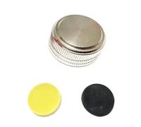 Vidonergy Pomo de freno con junta para carretes Daiwa Coastal SV TW y Tatula TW 100/150, rosca M11 x 0,5, diámetro interior de 11 mm, diámetro exterior de 16 mm, 8,2 mm de altura, aluminio (plateado)