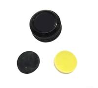 Vidonergy Pomo de freno con junta para carretes Daiwa Coastal SV TW y Tatula TW 100/150, rosca M11 x 0,5, diámetro interior de 11 mm, diámetro exterior de 16 mm, 8,2 mm de altura, aluminio (negro)