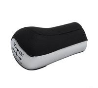 Vidonergy Pomo de palanca de cambios manual de 5/6 velocidades para Verso, AYGO y AVENSIS - ABS negro y plateado + mango de repuesto de palanca de freno de mano de poliuretano (5 velocidades)