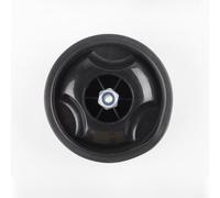 Vidonergy Ruedas giratorias de compresor de aire de 5 pulgadas con absorción de golpes, ruedas silenciosas antideslizantes para compresores de aire portátiles y de aceite, diámetro de 12 mm o 16 mm