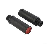 Vidonergy Sombrero de ventilación de varilla de respiración para compresor de aire de 15,5 mm con función antiinyección de aceite, juego de 2 piezas para compresores de aire tipo pistón, plástico de