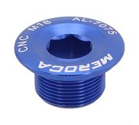 Vidonergy Tapa de perno de manivela para bicicleta Road For M19/M20, aleación de aluminio para perno de fijación mecanizado CNC para XT M4000 M590 M596, compatible con PROWHEEL (azul)