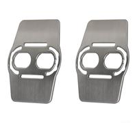 Vidonergy Ti Alloy Mountain - Cuñas para pedales, antideslizantes, resistentes al desgaste, 1.5 x 1.3 pulgadas, 11 g, mejoras ligeras para protección de zapatos de ciclismo