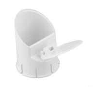 Vidonergy Tubo de drenaje de PVC con válvula de desplazamiento de cierre automático, tamaños de 50 a 160 mm para prevención de reflujo, color blanco (50)