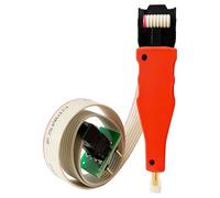 VIDOO 1PZS Sonda Lectura Escritura Descarga Chip Bloque Elástico Aguja Quemado Cable Conexión Programa Instrumento Coche-MSOP8