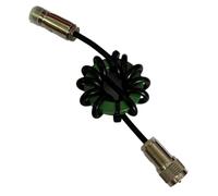 VIDOO Balun HF 1:1 Núcleo Ferrita Ni-Zn 1.8-50MHz Choque Onda Corta Cable Coaxial RG58 Anti-Interferencia Estabilidad USB Anillo Magnético FT8 JS8 WSPR-50mm