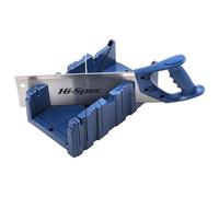 VIDOO Caja Ingletes Corte Madera Guía Sierra Herramienta Ángulo Kit Multi-ángulo Bricolaje-Medium Miter Cabinet + Hand Saw