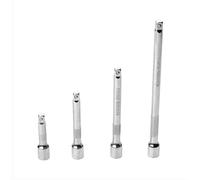 VIDOO Estuche 4PCS Varillas Extensión 1/4 Pulgada Acero Cromo Vanadio 6,3mm Llave Vaso Herramientas Reparación Auto Rápida 150/100/75/50mm