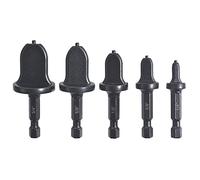 VIDOO Expansor de Tubos Vástago Hexagonal 1/4 Pulgada Acero al Carbono Escariador de Tubo Cobre-5Piezas