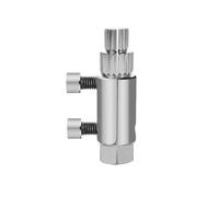 VIDOO Extractor de Tornillos Cabeza Tubo Roto Grifo Válvula Ángulo Extractor Hilo Quebrado 1/2 Pulgada 3/4 Pulgada Herramienta Retiro Roscado Universal-Plata
